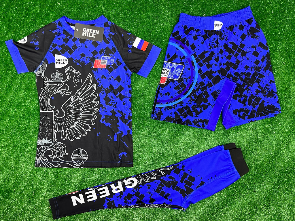 Детски UFC Venum fight kit -спортен екип (тениска + шорти + клин)