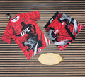 Wolf Instinct Red Fight Kit – Премиум спортен комплект (тениска + шорти)