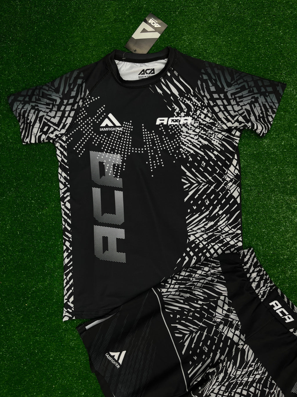 Детски ACA fight kit - черен спортен екип