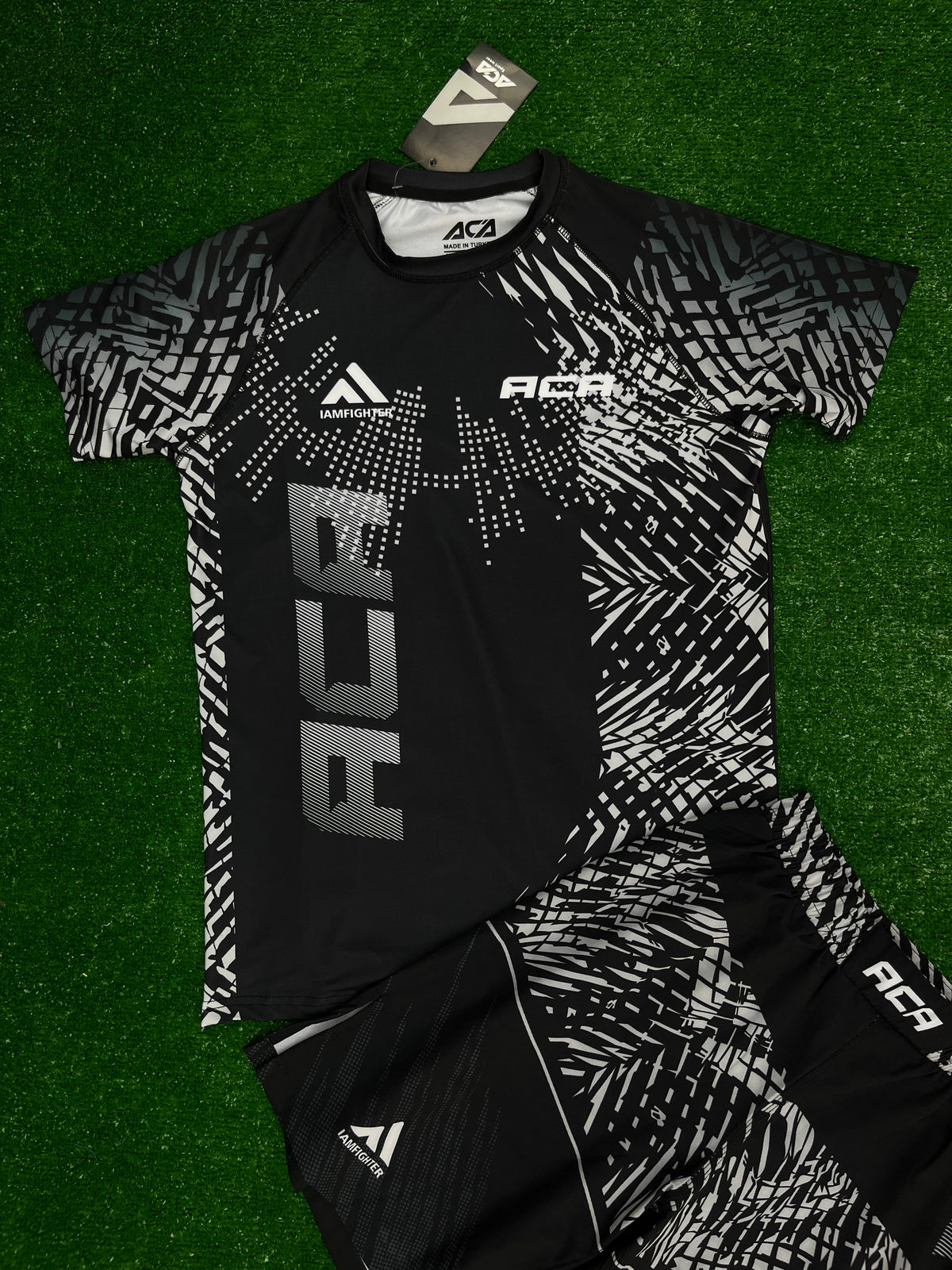 Детски ACA fight kit - черен спортен екип