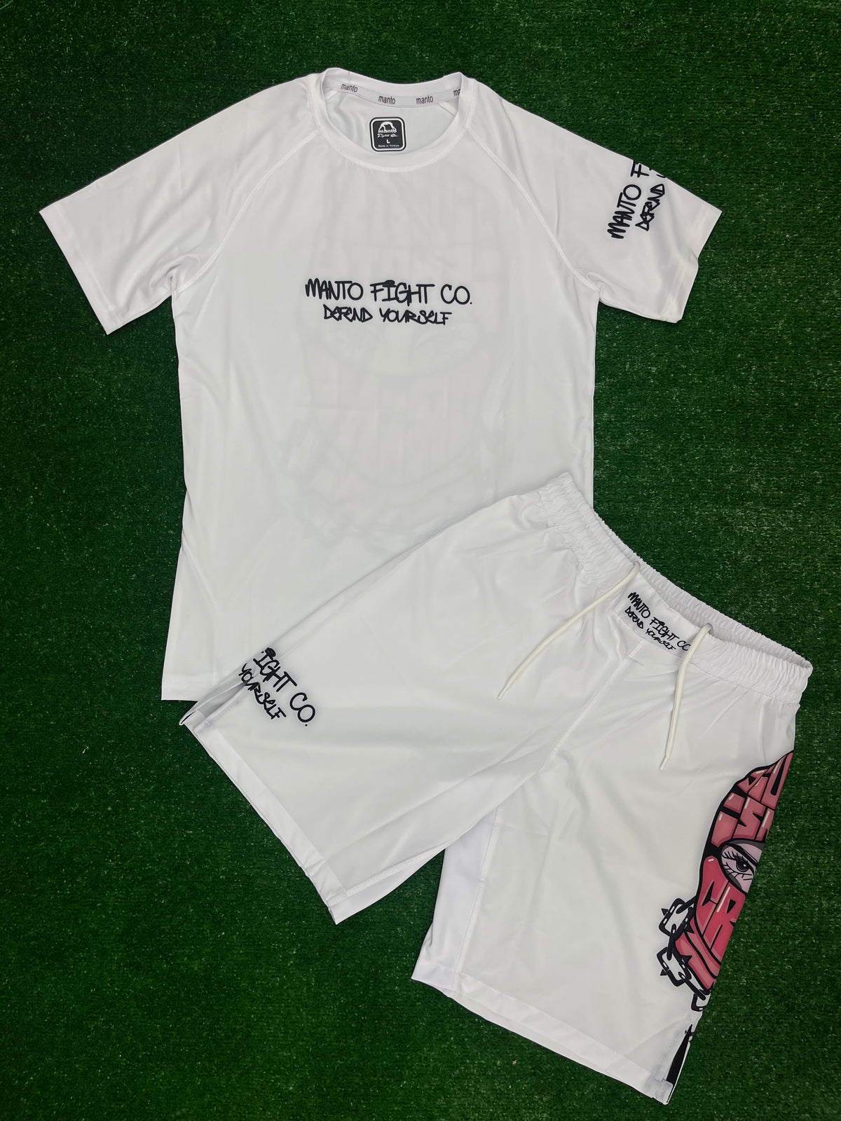 Manto Fight Co. White – Премиум спортен комплект