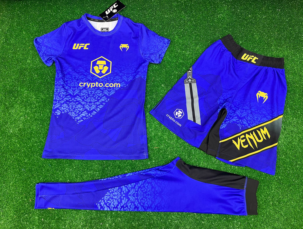 Детски UFC fight kit - спортен екип (тениска + шорти + клин)