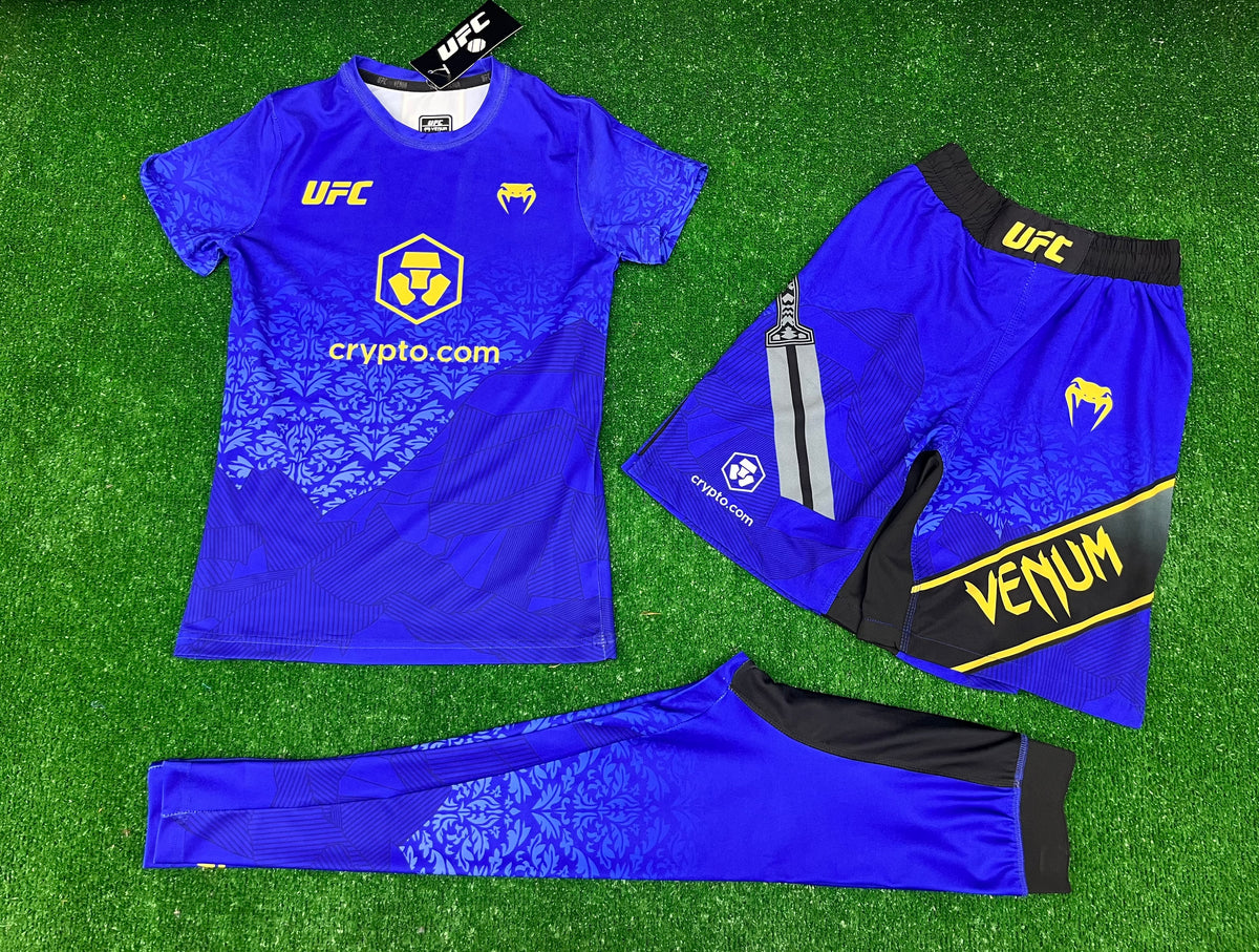 Детски UFC fight kit - спортен екип (тениска + шорти + клин)