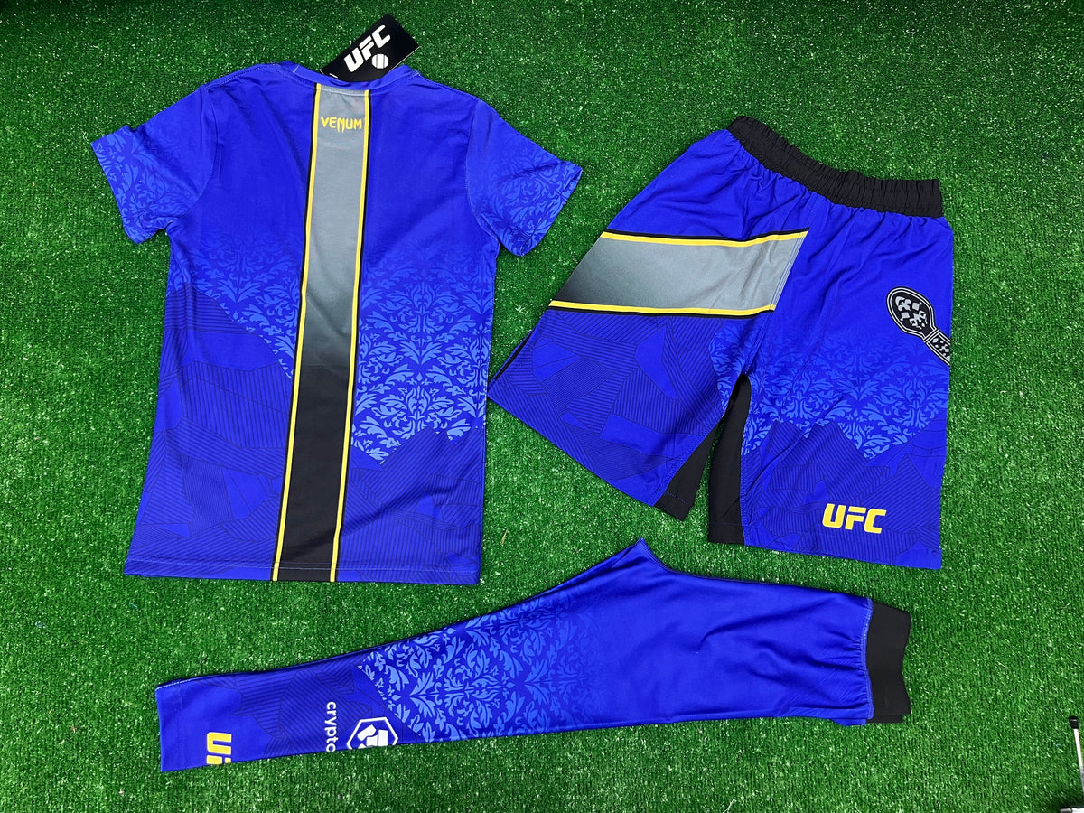 Детски UFC fight kit - спортен екип (тениска + шорти + клин)