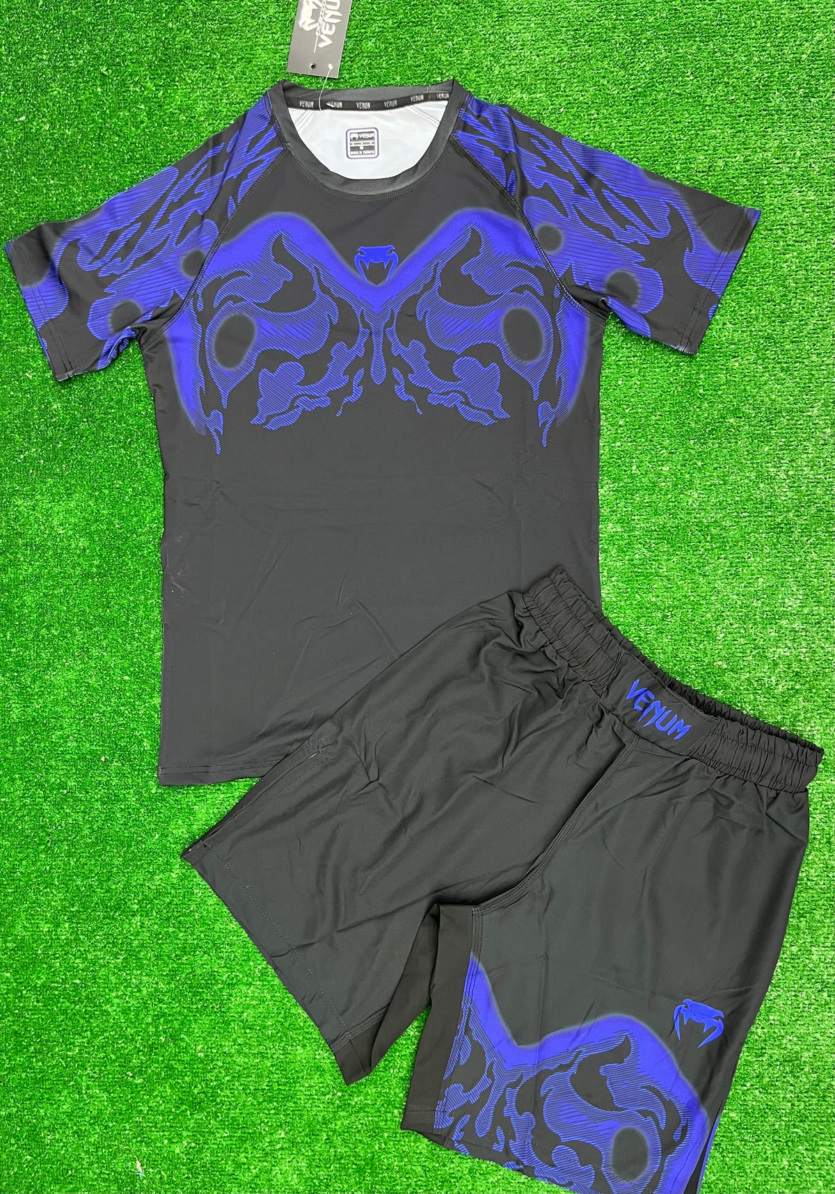 Venum fight kit - Spectre (Black/Blue)