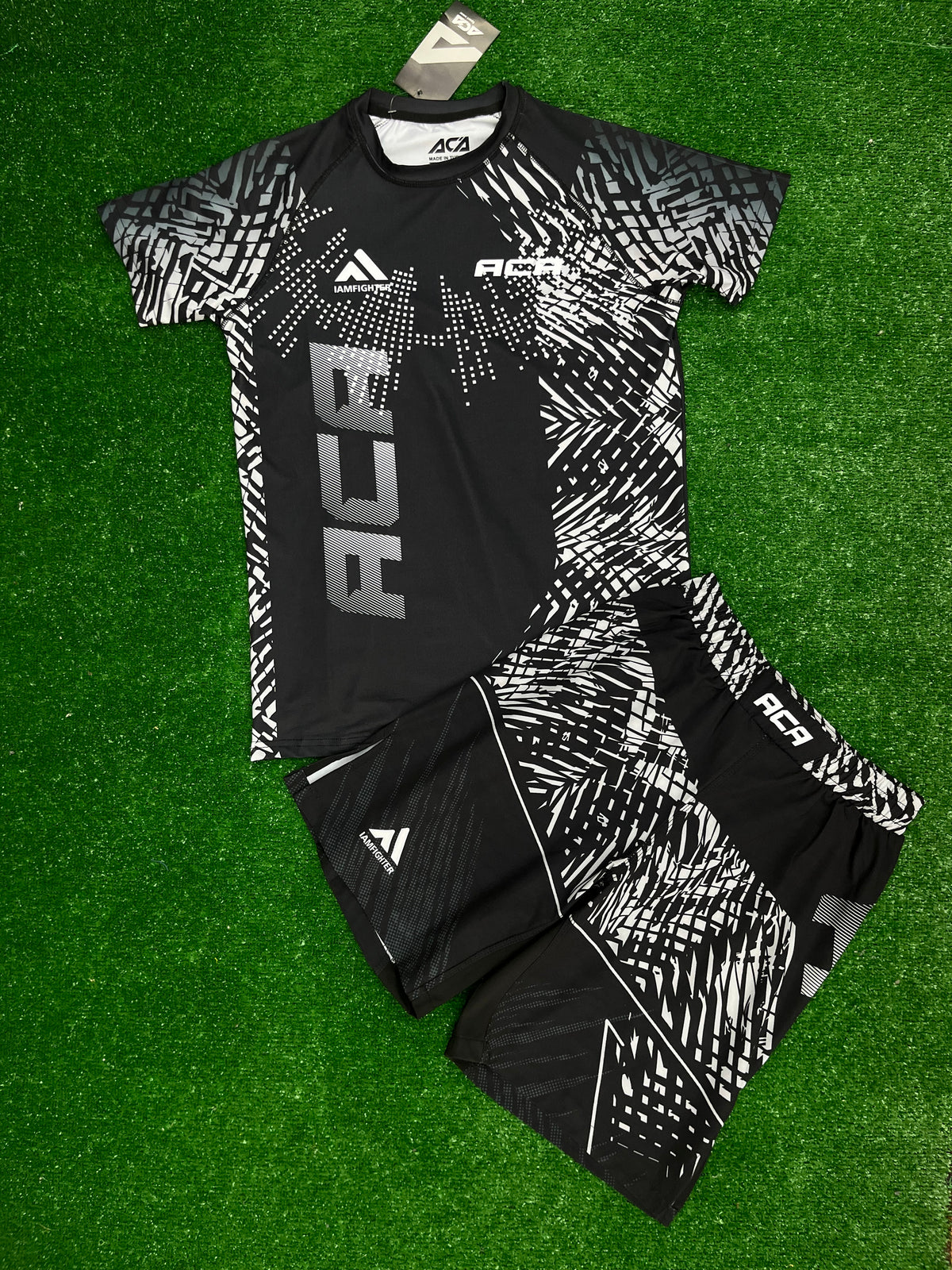 Детски ACA fight kit - черен спортен екип