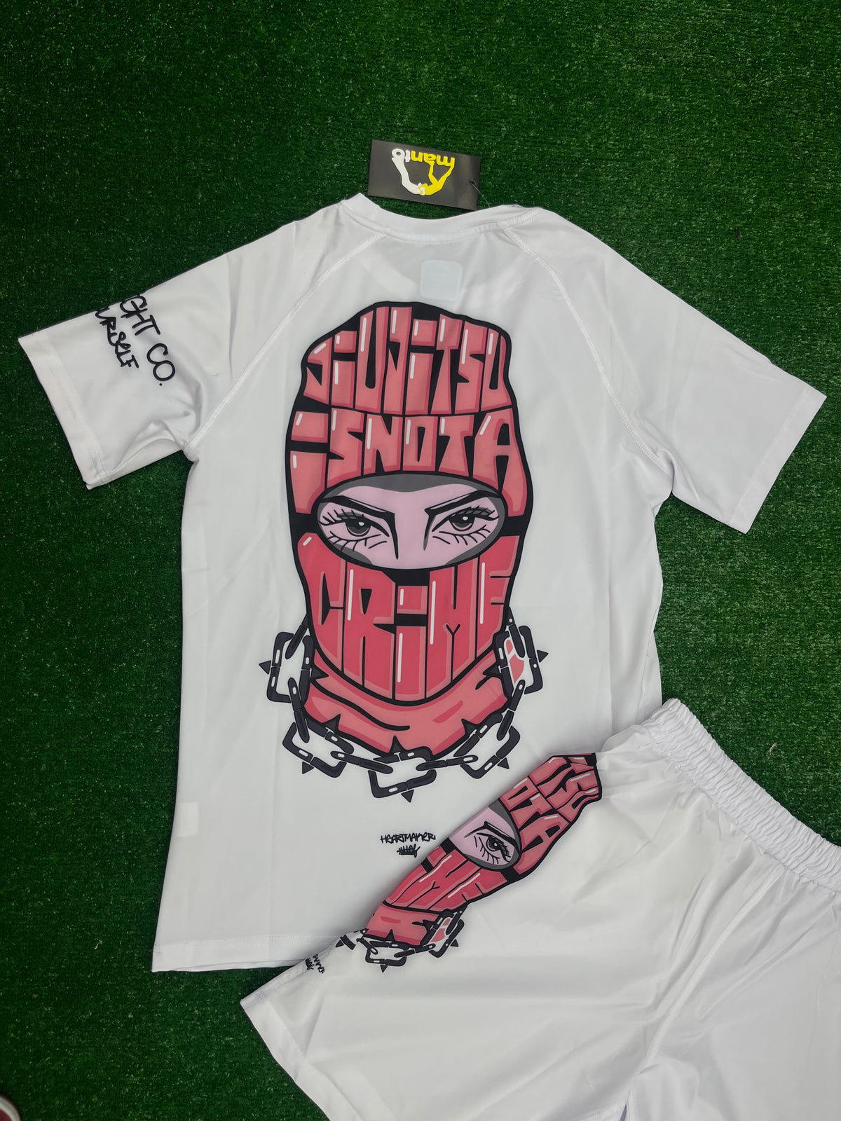Manto Fight Co. White – Премиум спортен комплект